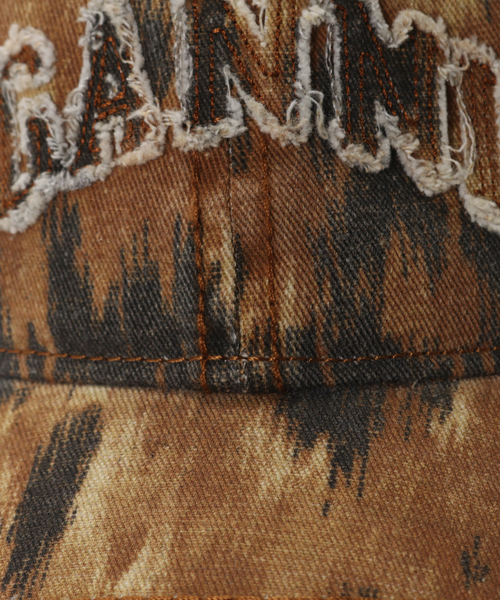 GANNI（ガニー）の「GANNI / ガニー Washed Cotton Print Canvas Cap（キャップ・レディース・その他・FREE）」の4枚目の写真