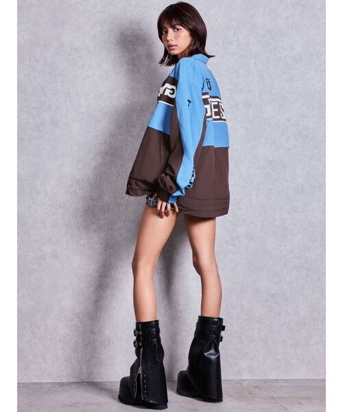 GYDA(ジェイダ)の「ZIP design loose coverブーツ(ブーツ・レディース・ブラック・SMALL/MEDIUM/LARGE)」の13枚目の写真