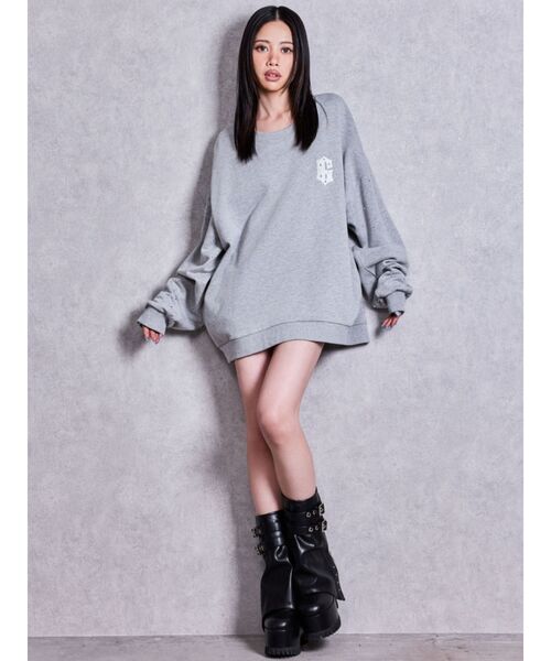 GYDA(ジェイダ)の「ZIP design loose coverブーツ(ブーツ・レディース・ブラック・SMALL/MEDIUM/LARGE)」の22枚目の写真