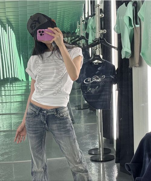 LECYTO（レシト）の「Binary Hussar T-Shirt_[White]（Tシャツ/カットソー・メンズ・その他・FREE）」の3枚目の写真