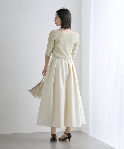 La TOTALITE(ラトータリテ)の「【洗える】レース2WAYプルオーバー(Tシャツ/カットソー・レディース・ホワイト/ブラック/ライトグリーン・FREE)」の20枚目の写真