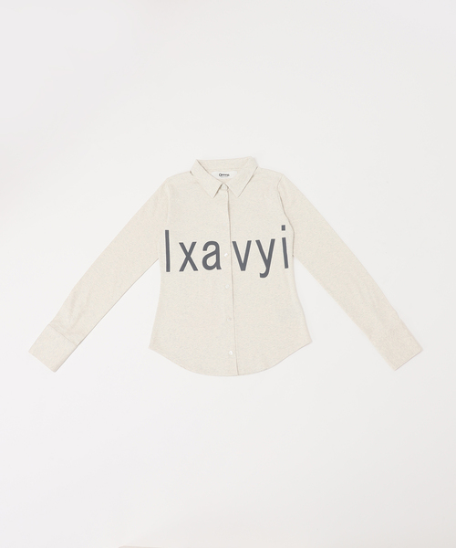 Oriens JOURNAL STANDARD(オリエンス ジャーナルスタンダード)の「lxavyi シェイプシャツ(Tシャツ/カットソー・レディース・ネイビー/ライトグレー・FREE)」の16枚目の写真