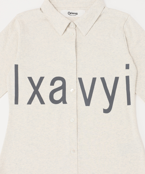 Oriens JOURNAL STANDARD(オリエンス ジャーナルスタンダード)の「lxavyi シェイプシャツ(Tシャツ/カットソー・レディース・ネイビー/ライトグレー・FREE)」の17枚目の写真