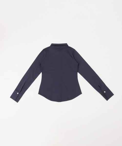 Oriens JOURNAL STANDARD(オリエンス ジャーナルスタンダード)の「lxavyi シェイプシャツ(Tシャツ/カットソー・レディース・ネイビー/ライトグレー・FREE)」の18枚目の写真