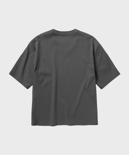 NONBLANK(ノンブランク)の「記者コットンクロップHS Tシャツ_CHARCOAL(Tシャツ/カットソー・メンズ・チャコール・MEDIUM/LARGE/X-LARGE)」の2枚目の写真