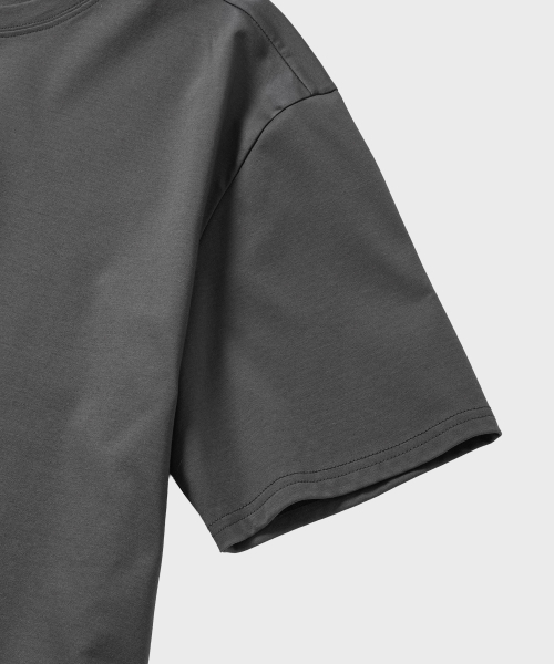 NONBLANK(ノンブランク)の「記者コットンクロップHS Tシャツ_CHARCOAL(Tシャツ/カットソー・メンズ・チャコール・MEDIUM/LARGE/X-LARGE)」の4枚目の写真