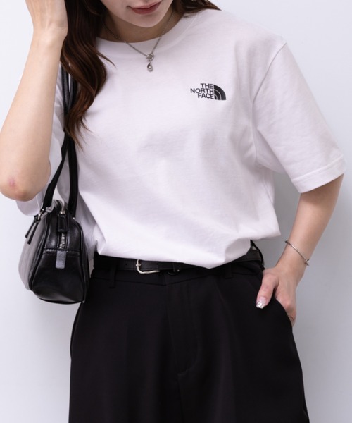 THE NORTH FACE(ザノースフェイス)の「THE NORTH FACE(ザ・ノースフェイス)/ワンポイントロゴ 半袖 コットン Tシャツ/M'S COTTON BASIC S/S R/TEE(Tシャツ/カットソー・レディース・ブラック/グレー/ホワイト/ホワイト系その他/ダークネイビー/ブルー系その他・L/M/S/XXL/XL)」の7枚目の写真