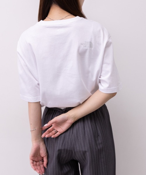 THE NORTH FACE(ザノースフェイス)の「THE NORTH FACE(ザ・ノースフェイス)/ワンポイントロゴ 半袖 コットン Tシャツ/M'S COTTON BASIC S/S R/TEE(Tシャツ/カットソー・レディース・ブラック/グレー/ホワイト/ホワイト系その他/ダークネイビー/ブルー系その他・L/M/S/XXL/XL)」の17枚目の写真