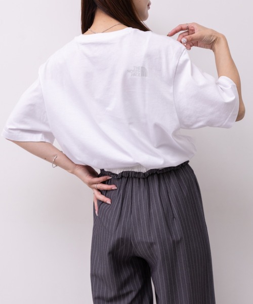 THE NORTH FACE(ザノースフェイス)の「THE NORTH FACE(ザ・ノースフェイス)/ワンポイントロゴ 半袖 コットン Tシャツ/M'S COTTON BASIC S/S R/TEE(Tシャツ/カットソー・レディース・ブラック/グレー/ホワイト/ホワイト系その他/ダークネイビー/ブルー系その他・L/M/S/XXL/XL)」の18枚目の写真