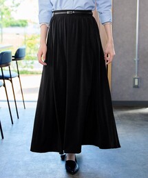 ワッシャーストレッチスカート