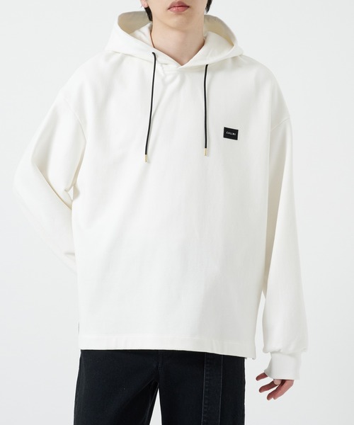 セール】【CULLNI】French Terry Embroidery Patch Hoodie（パーカー