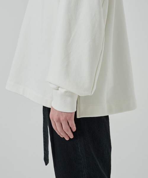 CULLNI(クルニ)の「【CULLNI】French Terry Embroidery Patch Hoodie(パーカー・メンズ・ライトパープル/ブラック/ホワイト・1/2)」の13枚目の写真