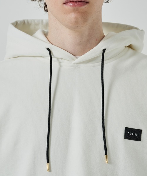 CULLNI(クルニ)の「【CULLNI】French Terry Embroidery Patch Hoodie(パーカー・メンズ・ライトパープル/ブラック/ホワイト・1/2)」の15枚目の写真