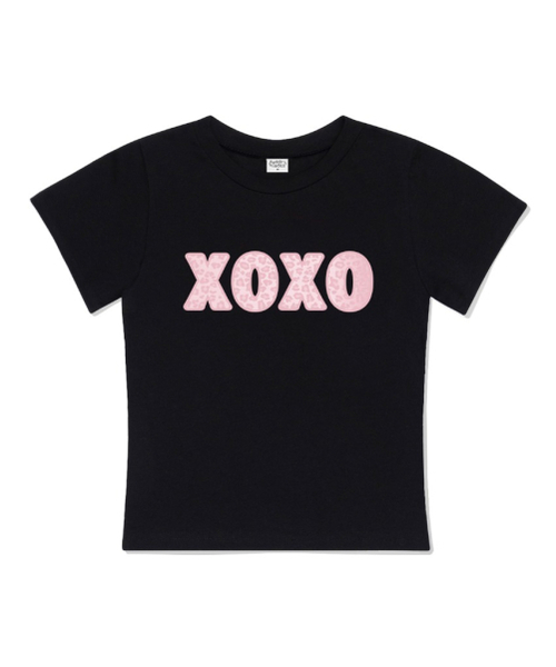 THEMORFHOUSE(ザモーフハウス)の「XOXO スリムフィット 半袖Tシャツ ブラック(Tシャツ/カットソー・レディース・その他・MEDIUM/LARGE)」の1枚目の写真