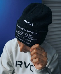 RVCA（ルーカ）の「RVCA/ルーカ SIGNAL BEANIE ビーニー ニット帽 BG042905（ニットキャップ/ビーニー）」