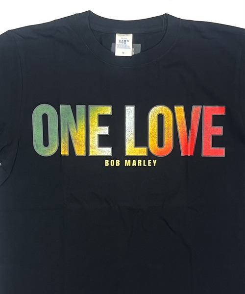 LuVLEE(ラヴリー)の「Bob Marey ONELOVE T-SHIRT(Tシャツ/カットソー・メンズ・ブラック/ホワイト・MEDIUM/LARGE)」の6枚目の写真
