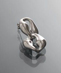 YArKA（ヤーカ）の「【YArKA/ヤーカ】puff up chain earrings(pierce)[RSTS] / チェーンコマ ピアス（ピアス（片耳用））」