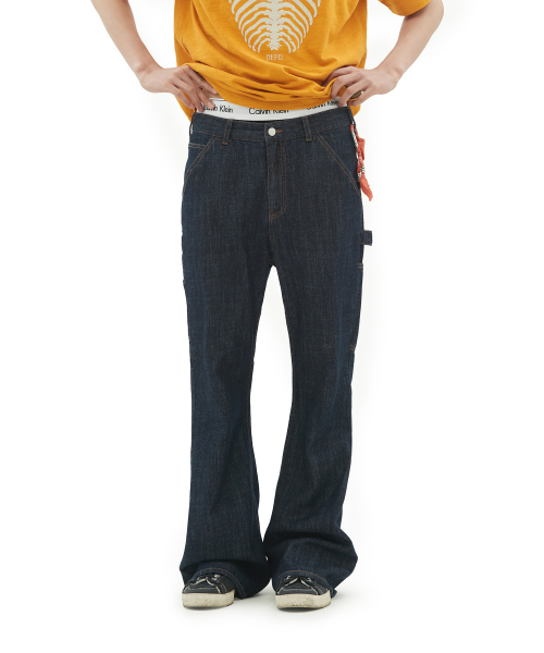 DEFGARMENTS（デフグラメンツ）の「[SUMMER] BUCKLE FLARE DRY DENIM（デニムパンツ・レディース・その他・LARGE/X-SMALL/SMALL/MEDIUM）」の2枚目の写真