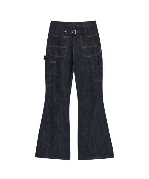 DEFGARMENTS（デフグラメンツ）の「[SUMMER] BUCKLE FLARE DRY DENIM（デニムパンツ・レディース・その他・LARGE/X-SMALL/SMALL/MEDIUM）」の8枚目の写真