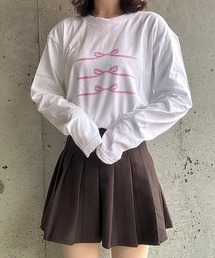 3連ピンクリボンロンT/長袖Tシャツ(hsyd)