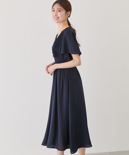 Jayro(ジャイロ)の「ピンタックフロントシフォンワンピース(ワンピース・レディース・ネイビー/ブルー/イエロー/ピンク/ホワイト系その他・M)」の18枚目の写真