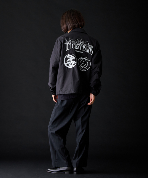 PARIS SAINT-GERMAIN（パリサンジェルマン）の「TRADMAN'S BONSAI x PSG COACH JACKET（その他アウター・メンズ・ブラック・MEDIUM/LARGE）」の4枚目の写真