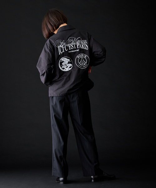 PARIS SAINT-GERMAIN（パリサンジェルマン）の「TRADMAN'S BONSAI x PSG COACH JACKET（その他アウター・メンズ・ブラック・MEDIUM/LARGE）」の6枚目の写真
