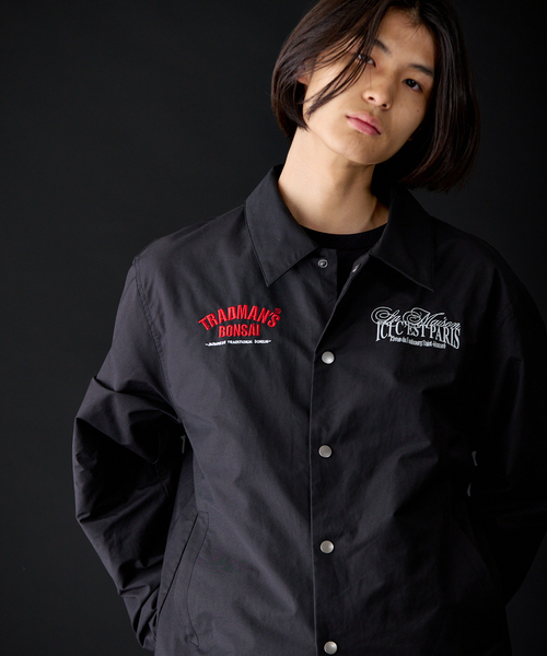 PARIS SAINT-GERMAIN（パリサンジェルマン）の「TRADMAN'S BONSAI x PSG COACH JACKET（その他アウター・メンズ・ブラック・MEDIUM/LARGE）」の9枚目の写真