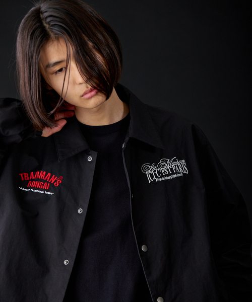 PARIS SAINT-GERMAIN（パリサンジェルマン）の「TRADMAN'S BONSAI x PSG COACH JACKET（その他アウター・メンズ・ブラック・MEDIUM/LARGE）」の13枚目の写真