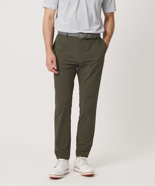 UNITED ARROWS GOLF(ユナイテッドアローズゴルフ)の「メンズ コーデュラ ツイル ノープリーツ パンツ 撥水 ストレッチ(その他パンツ・メンズ・ネイビー/オリーブ・M/L/XL)」の1枚目の写真