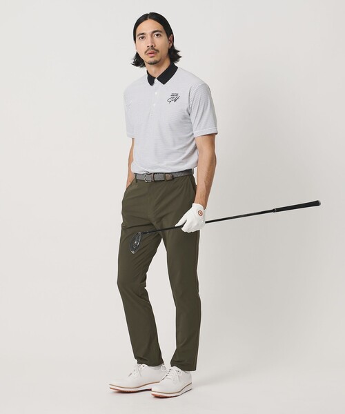 UNITED ARROWS GOLF(ユナイテッドアローズゴルフ)の「メンズ コーデュラ ツイル ノープリーツ パンツ 撥水 ストレッチ(その他パンツ・メンズ・ネイビー/オリーブ・M/L/XL)」の8枚目の写真