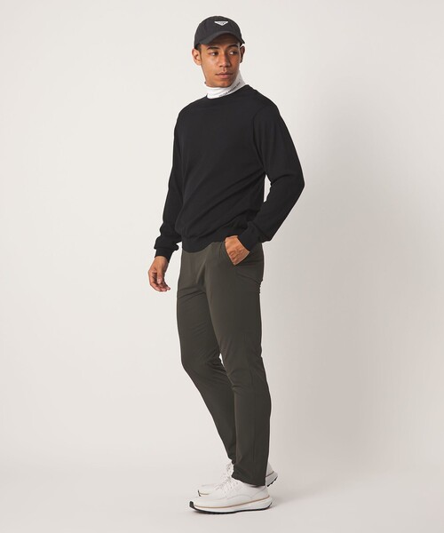 UNITED ARROWS GOLF(ユナイテッドアローズゴルフ)の「メンズ コーデュラ ツイル ノープリーツ パンツ 撥水 ストレッチ(その他パンツ・メンズ・ネイビー/オリーブ・M/L/XL)」の9枚目の写真