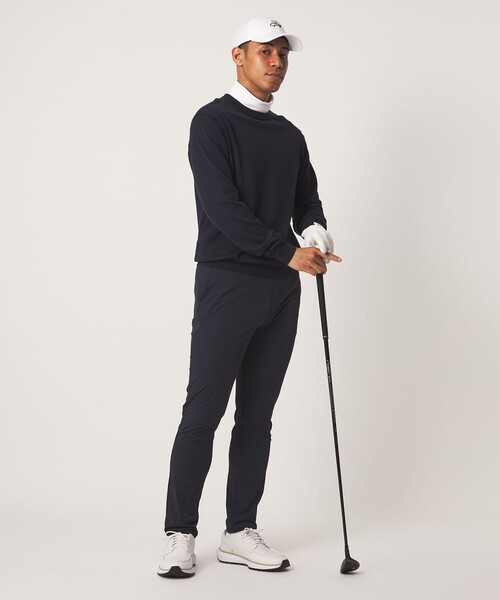 UNITED ARROWS GOLF(ユナイテッドアローズゴルフ)の「メンズ コーデュラ ツイル ノープリーツ パンツ 撥水 ストレッチ(その他パンツ・メンズ・ネイビー/オリーブ・M/L/XL)」の12枚目の写真