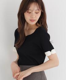 PROPORTION BODY DRESSING | 袖リボン総針ニットトップス / 1216270802(ニット/セーター)