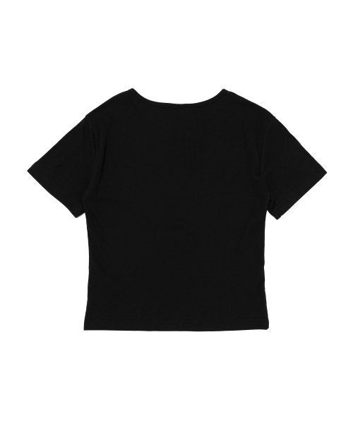 CARGOBROS FOR WOMAN(カーゴブロスフォーウィメン)の「CFWドットロゴショート半袖Tシャツ(ブラック)(Tシャツ/カットソー・レディース・その他・FREE)」の2枚目の写真
