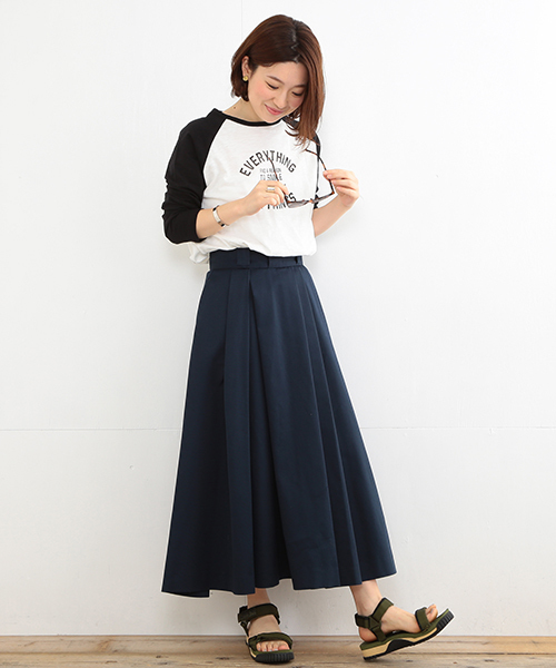 B:MING by BEAMS(ビーミングバイビームス)の「ビーミング by ビームス / ラグランプリント Tシャツ(Tシャツ/カットソー・レディース・ホワイト/ライトグレー/ブラック・ONE SIZE)」の12枚目の写真