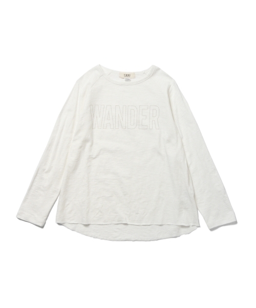 B:MING by BEAMS(ビーミングバイビームス)の「ビーミング by ビームス / ラグランプリント Tシャツ(Tシャツ/カットソー・レディース・ホワイト/ライトグレー/ブラック・ONE SIZE)」の6枚目の写真