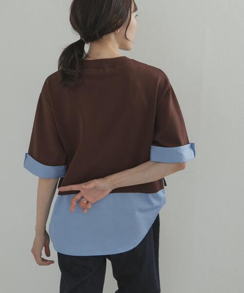 URBAN RESEARCH DOORS(アーバンリサーチドアーズ)の「フェイクレイヤードニットプルオーバー(ニット/セーター・レディース・ブラック系その他/ブラウン系その他/ブルー系その他・FREE)」の19枚目の写真