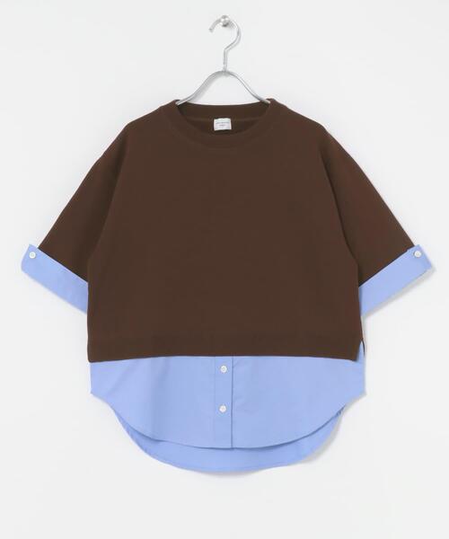 URBAN RESEARCH DOORS(アーバンリサーチドアーズ)の「フェイクレイヤードニットプルオーバー(ニット/セーター・レディース・ブラック系その他/ブラウン系その他/ブルー系その他・FREE)」の20枚目の写真