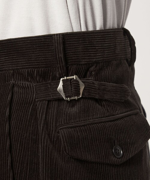 green label relaxing（グリーンレーベルリラクシング）の「FINE BASIC スビン コーデュロイ スラックス W4（スラックス・メンズ・ダークグレー/ダークブラウン・M/L/XL）」の19枚目の写真