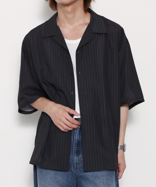 BROWNY(ブラウニー)の「BROWNY/【26年春夏新作】ピンストライプシャツ(シャツ/ブラウス・メンズ・その他2/その他1・LARGE/MEDIUM)」の1枚目の写真