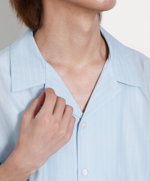 BROWNY(ブラウニー)の「BROWNY/【26年春夏新作】ピンストライプシャツ(シャツ/ブラウス・メンズ・その他2/その他1・LARGE/MEDIUM)」の6枚目の写真