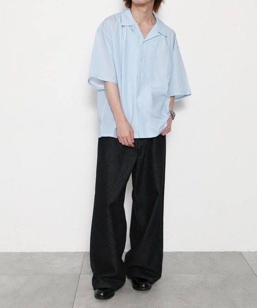 BROWNY(ブラウニー)の「BROWNY/【26年春夏新作】ピンストライプシャツ(シャツ/ブラウス・メンズ・その他2/その他1・LARGE/MEDIUM)」の7枚目の写真