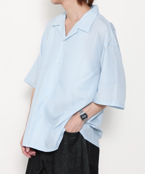 BROWNY(ブラウニー)の「BROWNY/【26年春夏新作】ピンストライプシャツ(シャツ/ブラウス・メンズ・その他2/その他1・LARGE/MEDIUM)」の10枚目の写真