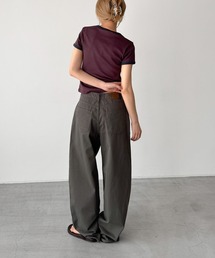 CANAL JEAN | El mar ウォッシュドコットンカーブパンツ(その他パンツ)