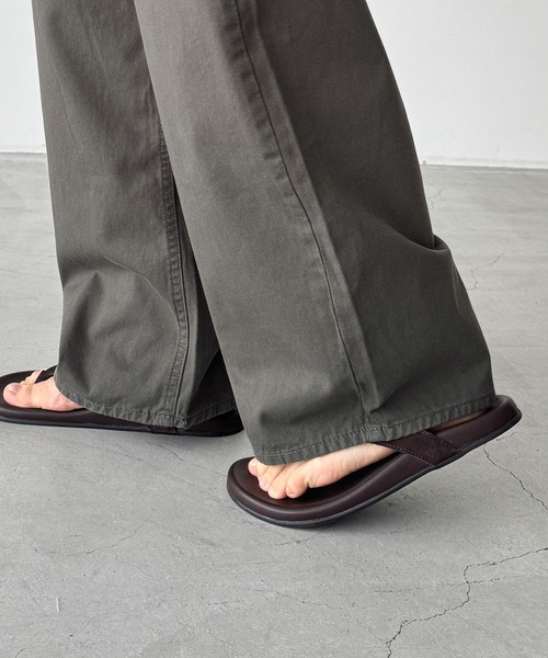 CANAL JEAN(キャナルジーン)の「El mar ウォッシュドコットンカーブパンツ(その他パンツ・レディース・チャコールグレー・SMALL/MEDIUM)」の10枚目の写真