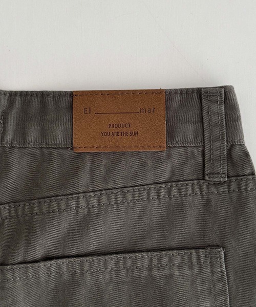CANAL JEAN(キャナルジーン)の「El mar ウォッシュドコットンカーブパンツ(その他パンツ・レディース・チャコールグレー・SMALL/MEDIUM)」の12枚目の写真