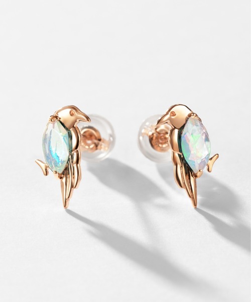 セール】K10 鳥/バード ピアス（ピアス（両耳用））｜Jewel closet by
