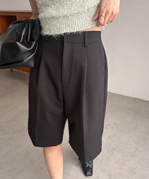 CAPRICIEUX LE'MAGE | タックハーフパンツ(その他パンツ)