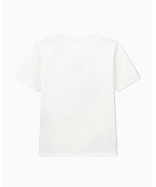 EMPORIO ARMANI(エンポリオアルマーニ)の「【エンポリオ アルマーニ】コットンジャージー Tシャツ Capsule Boteh(Tシャツ/カットソー・レディース・ベージュ/ネイビー・LARGE/SMALL/MEDIUM/X-SMALL)」の13枚目の写真